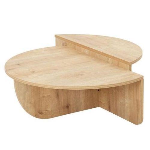 product_image_name-Generic-مجموعة طاولات قهوة بوديوم - 90x35x60 سم + 85x40x30 سم - بلوط-2