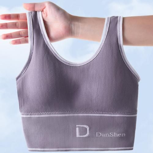 product_image_name-Generic-Soutiens-Gorge de Yoga Pour Femmes en Nylon Sous-Vêtements de Sport en U Profond-4