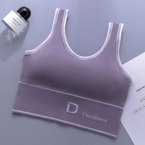 product_image_name-Generic-Soutiens-Gorge de Yoga Pour Femmes en Nylon Sous-Vêtements de Sport en U Profond-5