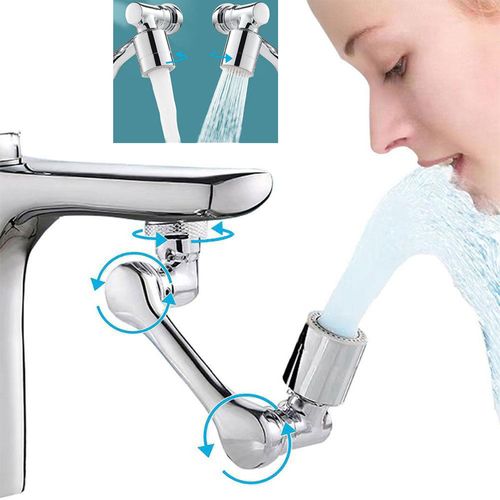 Generic Robinet Rotatif à 1080°,Tête Extension Robinet pour Lavabo Cuisine  Salle de bain à prix pas cher