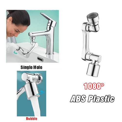 Generic Robinet Rotatif 1080° Tête Extension Robinet pour Lavabo