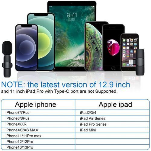 product_image_name-Generic-ميكروفون لاسلكي Lavalier K11 PLUG-PLAY ، ميكروفون Lavalier Vlog ، Youtube Lightning-4