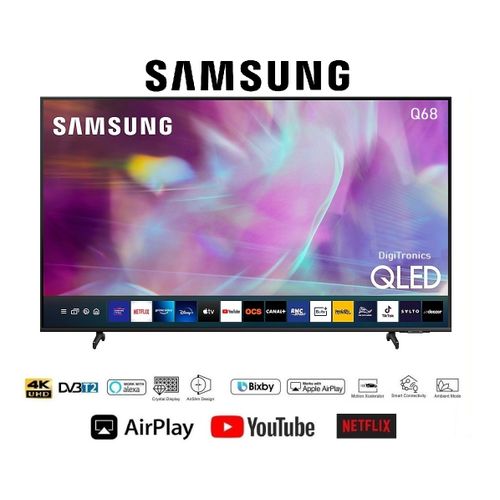 Samsung TV 50 Smart QLED Q68 - Bluetooth - Design ultra fin 25mm