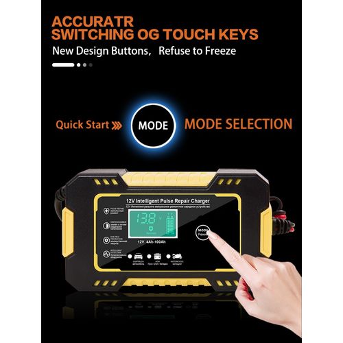 product_image_name-Generic-Chargeur de batterie avec affichage LCD à réparation pour batterie de moto et de voiture 6A / 12V-7