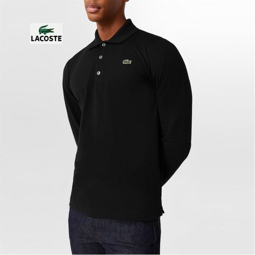 Polo lacoste noir pas cher clearance