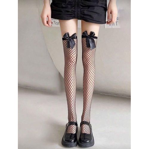 product_image_name-Generic-3 paires de bas en soie noire -3