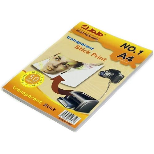 Lot De 40 Feuilles Papier Autocollant Imprimable A4 YOYEAH - Film Vinyle Adhésif Jet D'Encre
