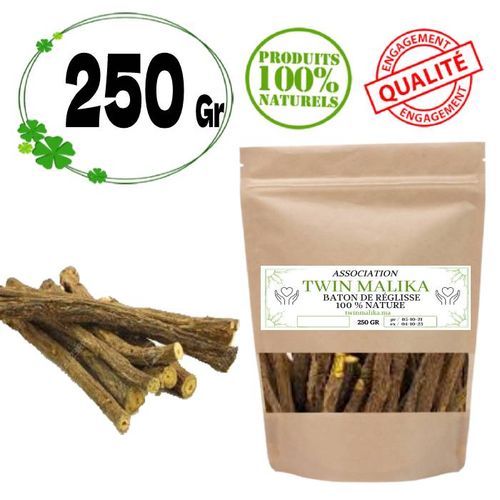 Generic 250 Gr BATONS DE REGLISSE ENTIERS A MACHER 100 % NATUREL à prix pas  cher