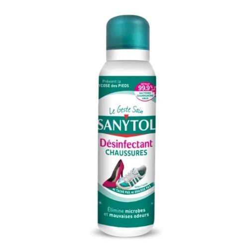 Sanytol Désodorisant Désinfectant pour Chaussures, Sans JAVEL