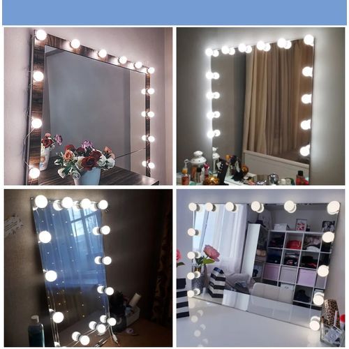 Generic pack 10 Lampes Murales pour Maquillage à Intensité Variable, Lampe  pour Miroir Vanité à prix pas cher