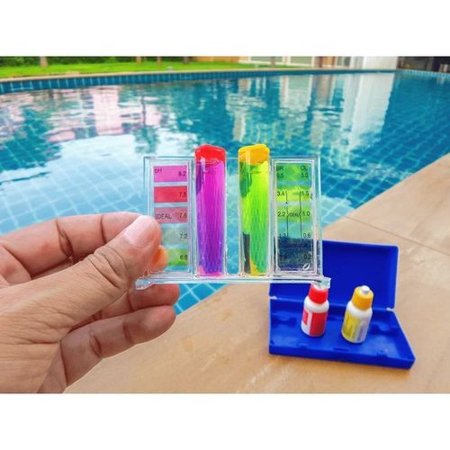 Generic Testeur de ph et chlore, trousse d'analyse de l'eau de piscine ph &  cl à prix pas cher