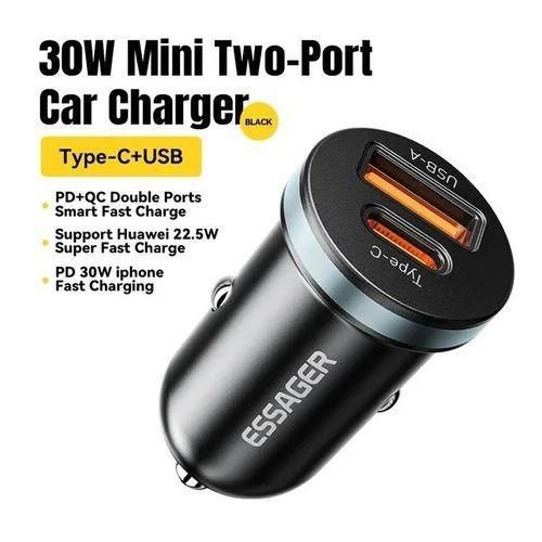 product_image_name-ESSAGER-Chargeur de voiture 30W 5A QC 4.0 PD 3.0 : Rechargement rapide et efficace-3