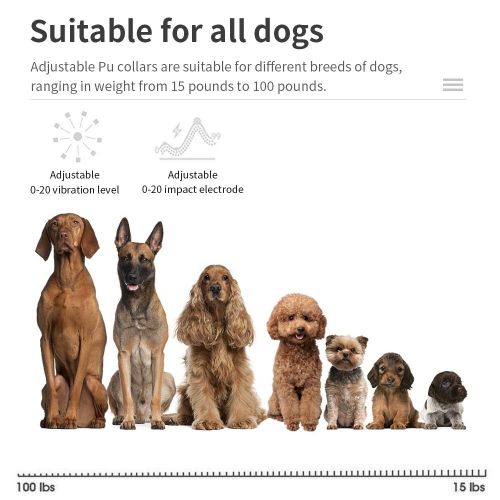 product_image_name-Generic-Collier Électrique de Dressage Anti-Aboiement pour Chien – Réglable, Ultrasonique, et Polyvalent-5