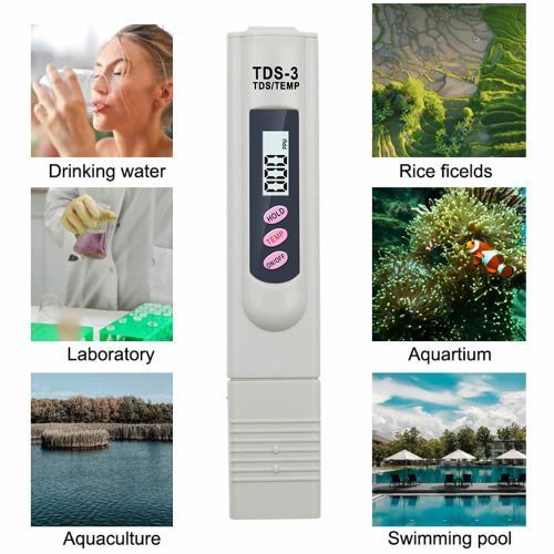 Testeur d'eau numérique 3 en 1 appareil de mesure de la