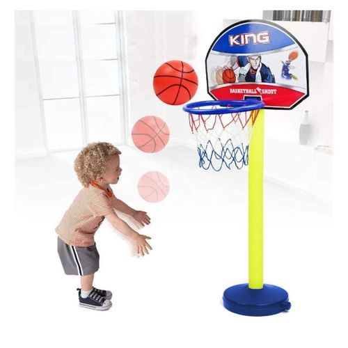 King Enfants suspendus support de basket-ball intérieur Mini réglable  suspendus basket-ball cerceau pour enfants jeu balles de basket-ball à prix  pas cher