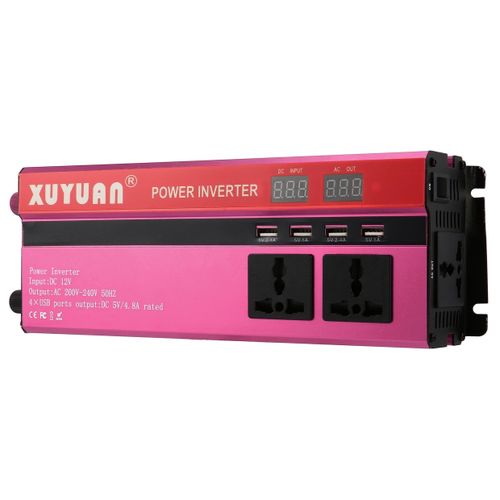 6000W Solar Power Inverter DC 12V to AC 220V LED Display Sine Wave Converter