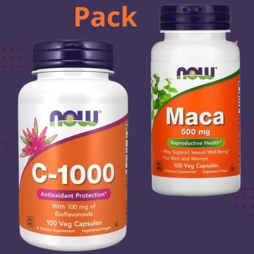 product_image_name-Now Foods-Pack Vitamine C-1000 et Pour Femmes 500mg - 100/100 gélules végétales-1