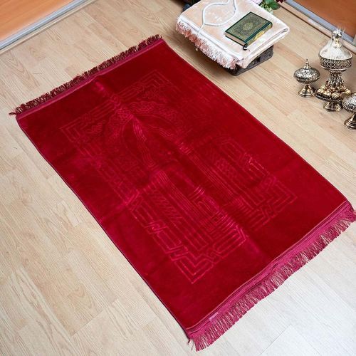 product_image_name-A3 HOME-Tapis de prière AL Imane rouge-1