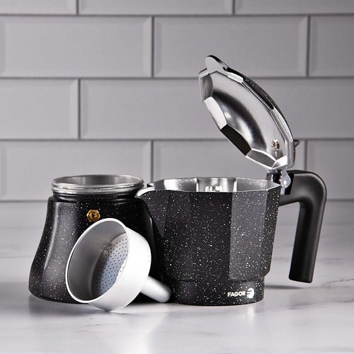 product_image_name-Fagor-TIRAMISU 12 Cafetière Italienne De 12 Tasses 600 ml – Design Élégant en Aluminium, Poignée Ergonomique Résistante à la Chaleur, Compatible Tous Feux (sauf induction) – Espresso Traditionnel au Goût Intense-4