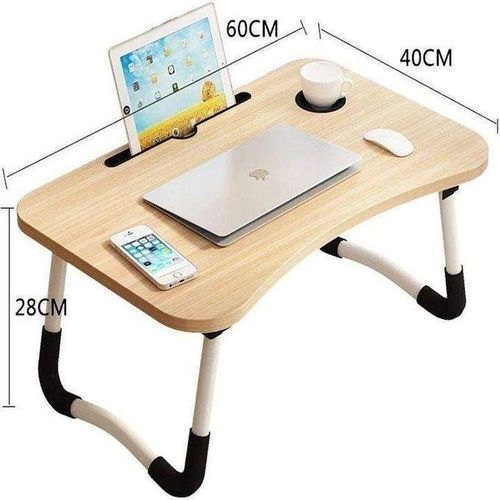 product_image_name-Generic-Table de lit pliable pour ordinateur portable able PC Reglable Table PC Portable Telephone Tablette Table-4