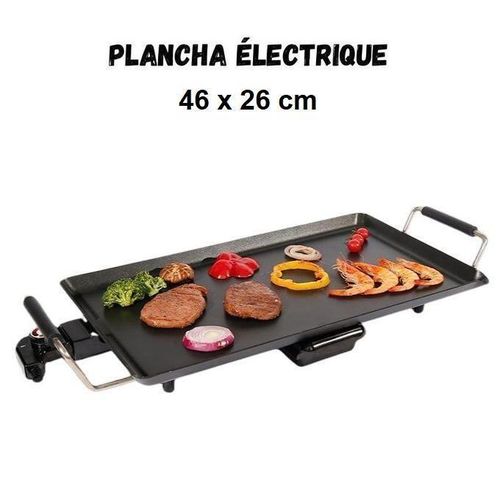 product_image_name-Generic-Barbecue Électrique 46x26cm, Planche de cuisson antiadhésive, grill de cuisson-2