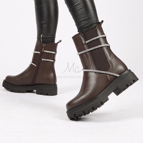 product_image_name-MaChaussure-RONA - Bottines en Marron-2
