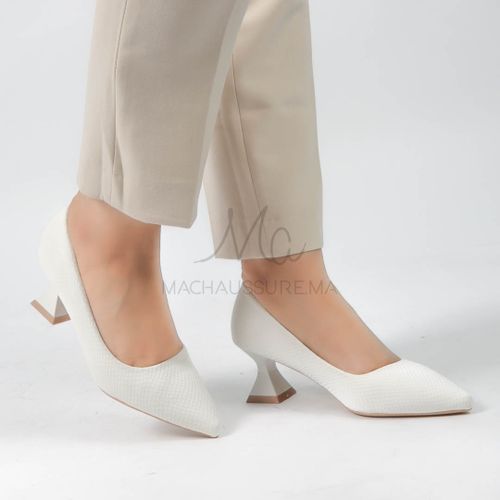 MaChaussure Zircons Escarpins femmes en Blanc a prix pas cher Jumia Maroc
