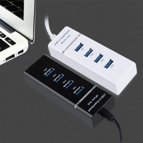 product_image_name-Generic-Noir-Répartiteur USB 3.0 HUB à 4 Ports, extenseur, adaptateur ca, câble de 30 CM pour haute vitesse, adaptate-3