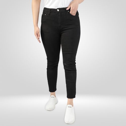 Pantalon slim noir femme pas cher shop