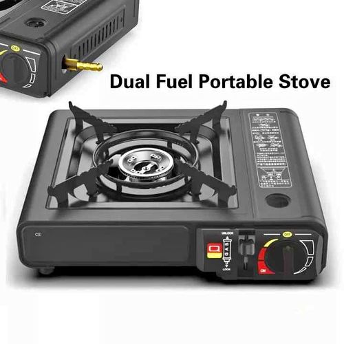 Generic Mini Camping Gas Stove Brûleur de réchaud de camping portatif +  branchement avec gaz externe à prix pas cher