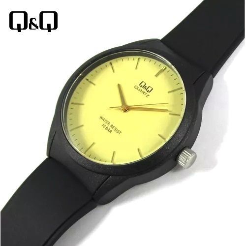 Q Q VR28J005Y Montre Homme Cadran Dor Quartz Polym re tanche
