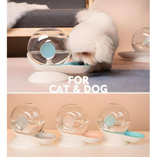 product_image_name-Generic-موزع مياه أوتوماتيكي للقطط والكلاب، 2.8 لتر (0.75 جالون)، خالي من مادة BPA، يعمل بالجاذبية، بدون كهرباء، آمن للحيوانات، توزيع تلقائي، أبيض.-2