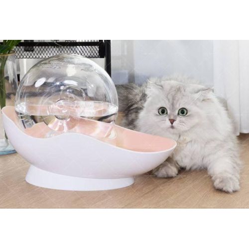 product_image_name-Generic-موزع مياه أوتوماتيكي للقطط والكلاب، 2.8 لتر (0.75 جالون)، خالي من مادة BPA، يعمل بالجاذبية، بدون كهرباء، آمن للحيوانات، توزيع تلقائي، أبيض.-6