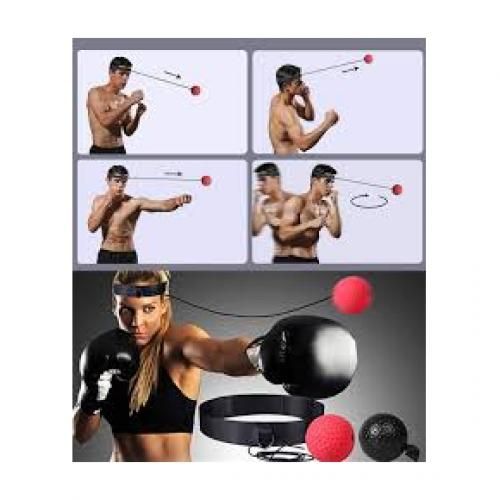 Generic Balle réflexe Portable entraînement de boxe avec bandeau