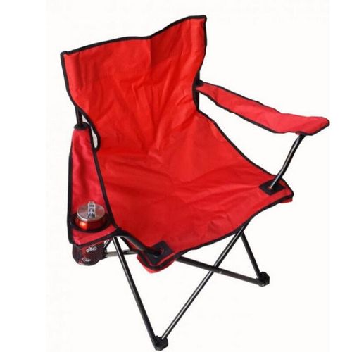 product_image_name-Generic-Chaise Pliante en tissu pour camping pèche ou plage pliante avec support de boisson.-1