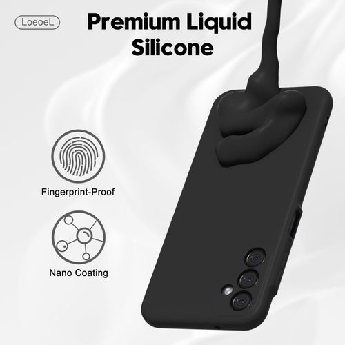 product_image_name-Case-Coque pour Samsung Galaxy A15 Noir Pochette Cover Protection-6