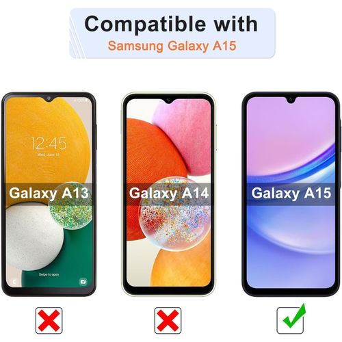 product_image_name-Case-Coque pour Samsung Galaxy A15 Noir Pochette Cover Protection-8