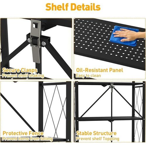 Generic Étagère de rangement pliable - image 5