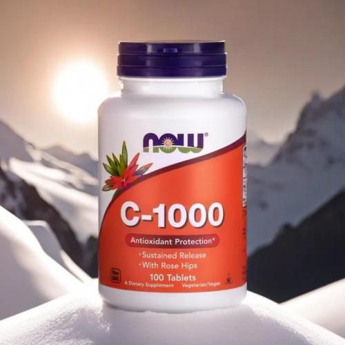 product_image_name-Now Foods-Vitamin C-1000, 100 tablets-1