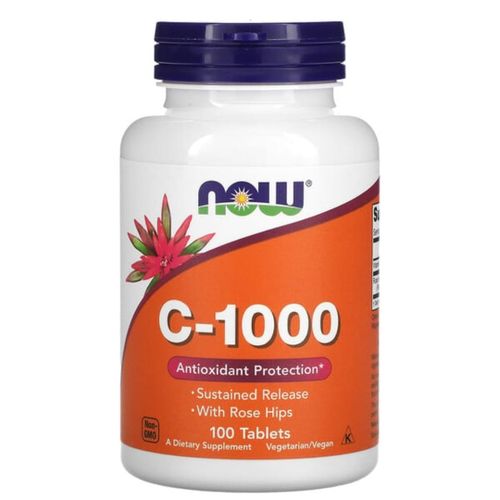 product_image_name-Now Foods-Vitamin C-1000, 100 tablets-2