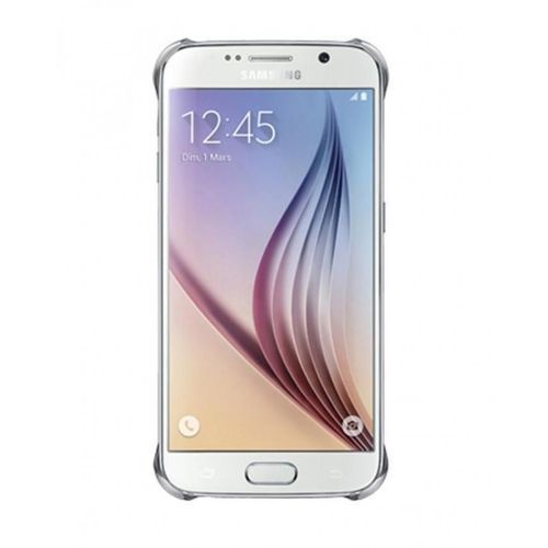 Samsung Clear Cover Galaxy S6 original silver argent
