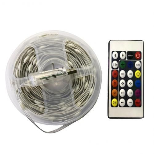 Generic guirlande lumineuse 10M LED RGB USB, Bluetooth et avec  télécommande,Décoration Romantique à prix pas cher