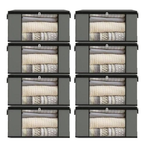 product_image_name-Generic-x8 Boîte de rangement stockage de vêtements et de literie grande capacité,boîtes durables-5