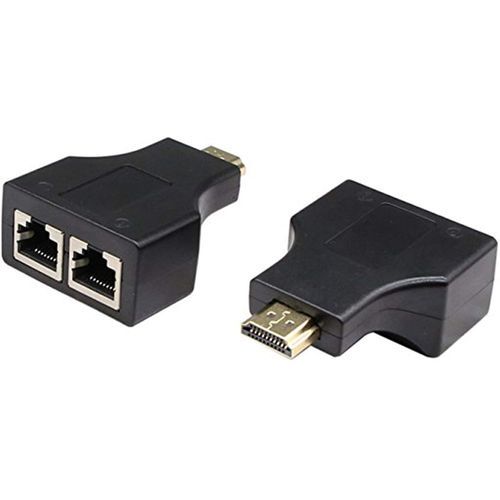 Generic HDMI Dual RJ45 CAT5e CAT6 LAN Ethernet HDMI Extender à prix pas  cher