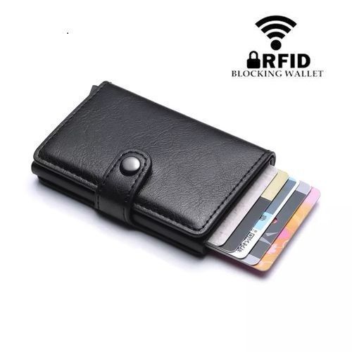 Generic Porte-Carte Bancaire + Porte monnaie Noire - pochette cartes à prix  pas cher