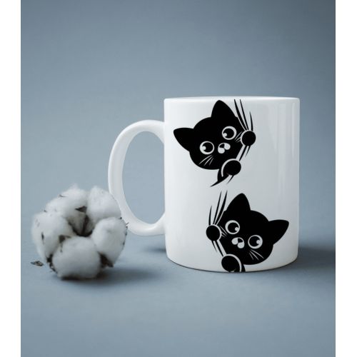 product_image_name-Generic-Cats - Mug avec dessin chats - Tasse personnalisé pour cadeaux -1
