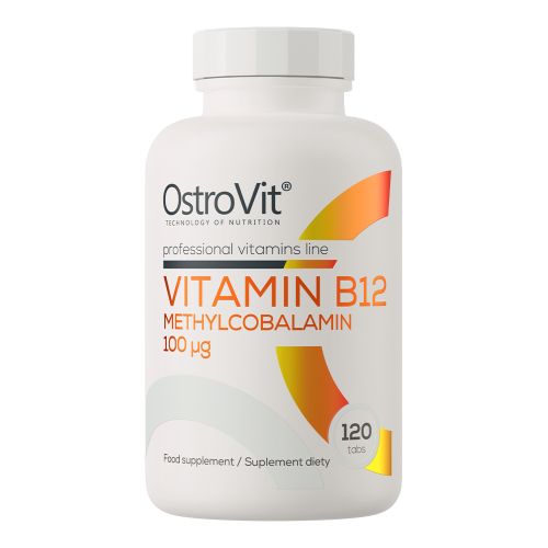 product_image_name-OstroVit-Vitamin B 12 Methylocobalamin 120 Tabs - Vitamines, Énergie & Métabolisme-1