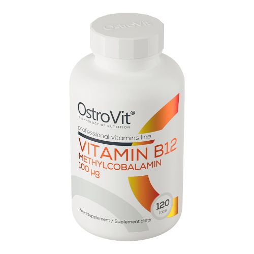 product_image_name-OstroVit-Vitamin B 12 Methylocobalamin 120 Tabs - Vitamines, Énergie & Métabolisme-2