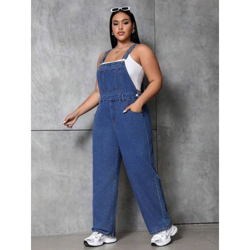 Jean EZwear Salopette En Jean Pour Femme Grande Taille a prix pas cher Jumia Maroc