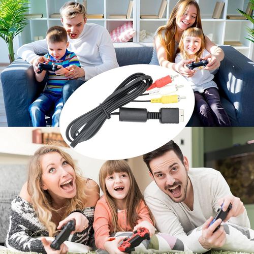product_image_name-Generic-Câble AV pour PS3 PS2 PS1, câble audio vidéo RCA compatible avec Playstation 1 2 3,-6